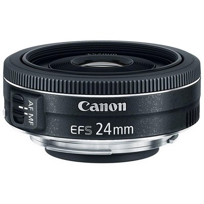 Об’ єктив Canon EF-S 24m f/2.8 STM / на складі Canon 24mm фото