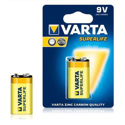Батарея Varta 2022 6F22 Superlife ( на складі ) Varta 2022 фото
