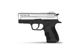 Пістолет стартовий Retay X1 кал. 9 мм. Колір - nickel. / в магазині 1195.04.32 фото