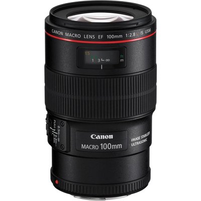 Об’ єктив Canon EF 100m f/2.8L IS USM Macro / на складі Canon EF 100mm фото