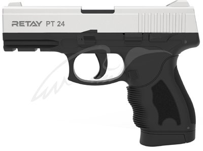 Пістолет стартовий Retay PT24 кал. 9 мм. Цвет - nickel / в магазині 1195.03.39 фото