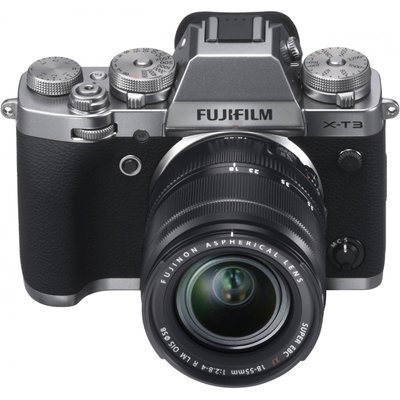 Фотоапарат Fujifilm X-T3 kit (18-55m) silver \ на складі Fuji X-T3 kit 18-55 фото