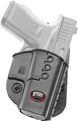 Коробка Fobus для Glock 43 з поясним фіксатором, під ліву руку / на складі 2370.23.24 фото