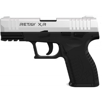 Пістолет стартовий Retay XR кал. 9 мм. Колір - chrome. ( На складі ) 1195.03.42 фото