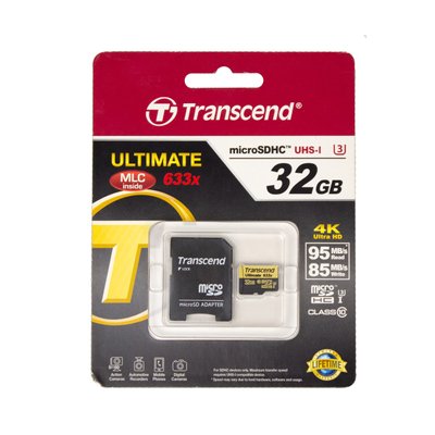 Карта пам'яті Transcend 32GB Premium SDHC Class 10 UHS-I (200x) Transcend 32GB Premium SD фото