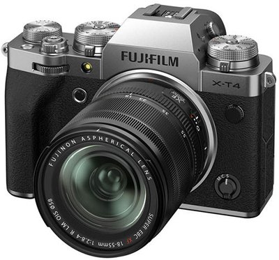 Фотоаппарат Fujifilm X-T4 Kit 18-55mm Silver / на складі X-T4 Kit 18-55mm фото