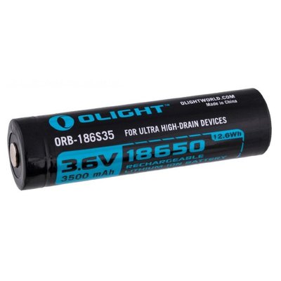 Акумуляторна батарея Olight 18650 HDС (10A) 3500mAh ( на складі ) 23702465 фото