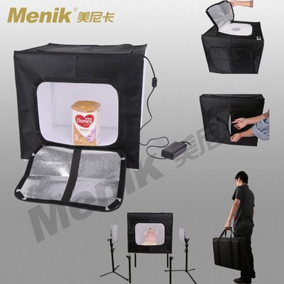 Набір для предметної фото-зйомки Menik Y-20 Кублайт 60x60x60 з вбудованим освітленням LED ( на складі ) Menik Y-20 фото