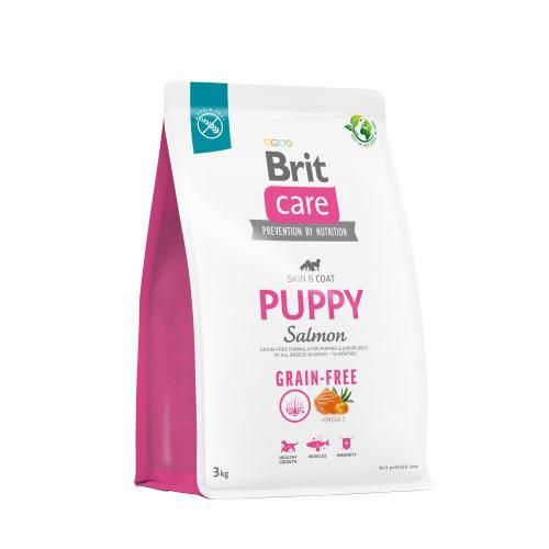 Сухий корм Brit Care Dog Grain-free Puppy для щенят, беззерновой с лососем, 3 кг 2005553271 фото