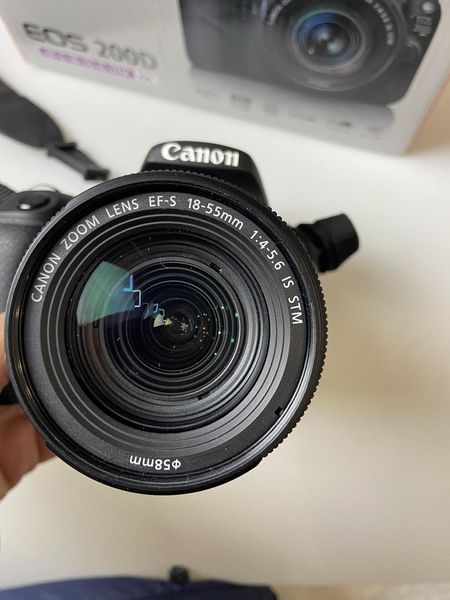 Фотоаппарат Canon EOS 200D kit 18-55 IS STM / Б/У 1765429693 фото