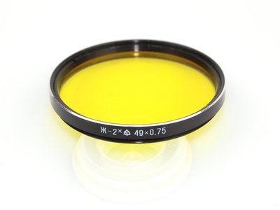 Цветной фильтр для объективов 49 мм ( желтый ) б/у / в магазине 1238377075 фото
