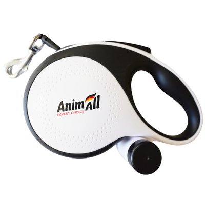 AnimAll рулетка-поводок с диспенсером для собак S до 15 кг/3 метров белый, MS7016-B, (Х/12/Х) 2178269131 фото