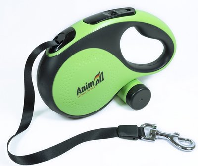 AnimAll рулетка-поводок с диспенсером для собак XL до 50 кг/8 метров зелёная, MS7016-B, (Х/12/Х) 2178273668 фото