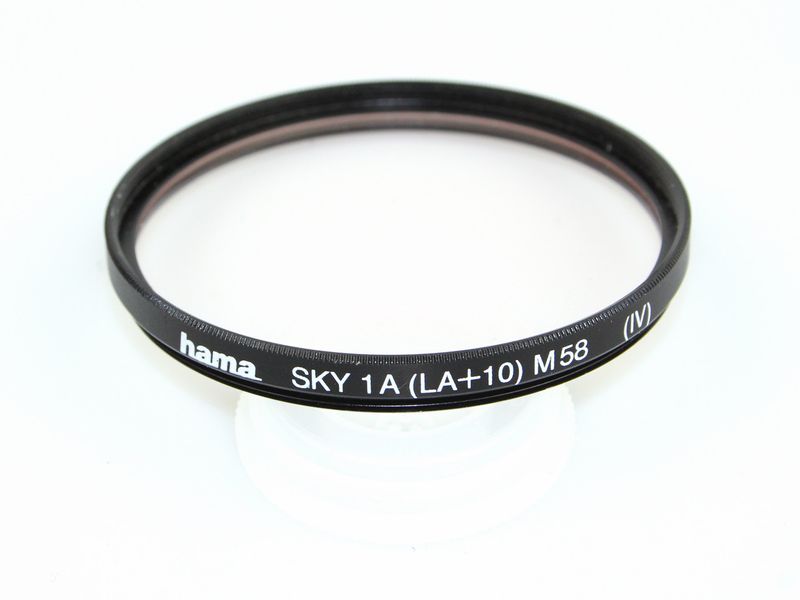 Светофильтр hama sky 1A(LA+10) 58mm б/у / в магазине 1238438534 фото