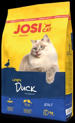 Сухой корм JosiCat Crispy Duck 10кг Деликатес с вкусной уткой 1971865886 фото