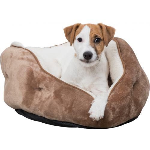 Лежак Trixie Othello для собак, с наполнителем из флиса, плюш, 50 см (коричневый) 2043687159 фото