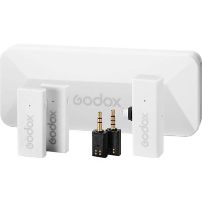 Микрофонная система Godox MoveLink Mini LT для 2 человек для iPhone с Lightning портом (белый корпус) 2200305441 фото